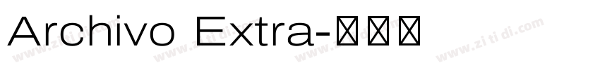 Archivo Extra字体转换